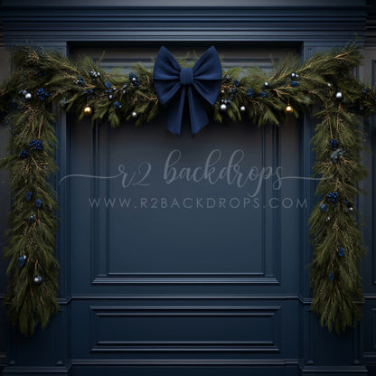 Navy Garland Wall