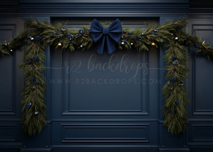 Navy Garland Wall
