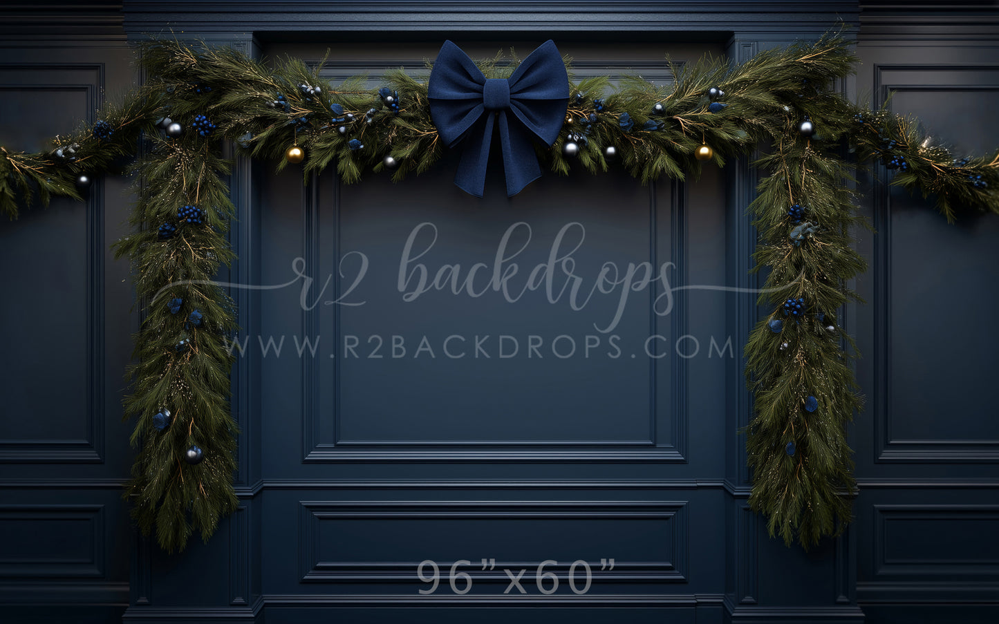 Navy Garland Wall