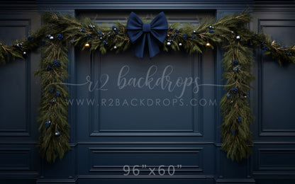 Navy Garland Wall