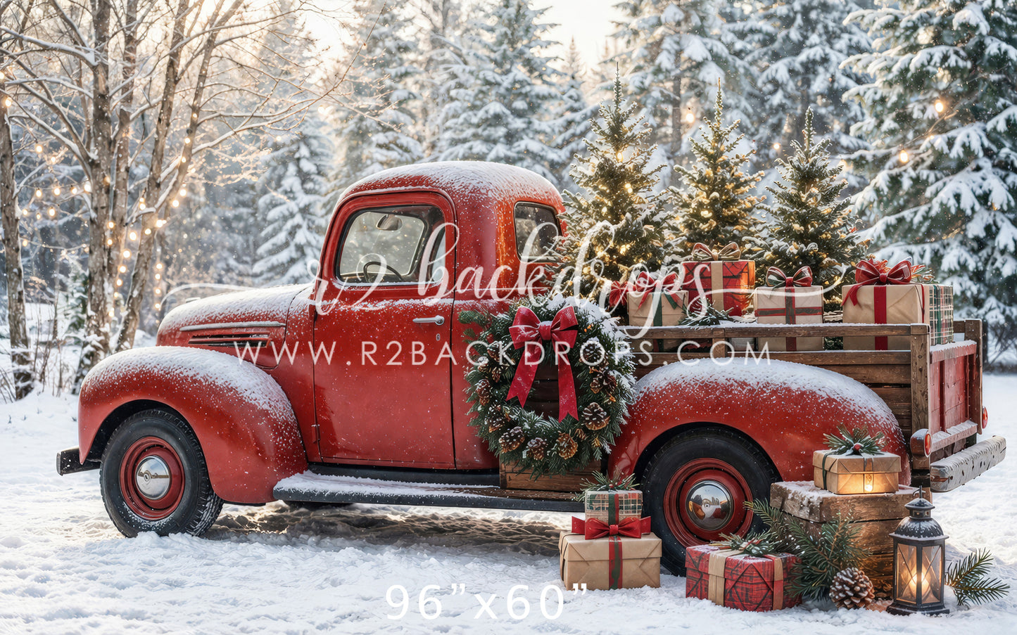 Red Holiday Truck