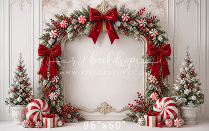 Bow and Peppermint Arch (Optional Sweep)