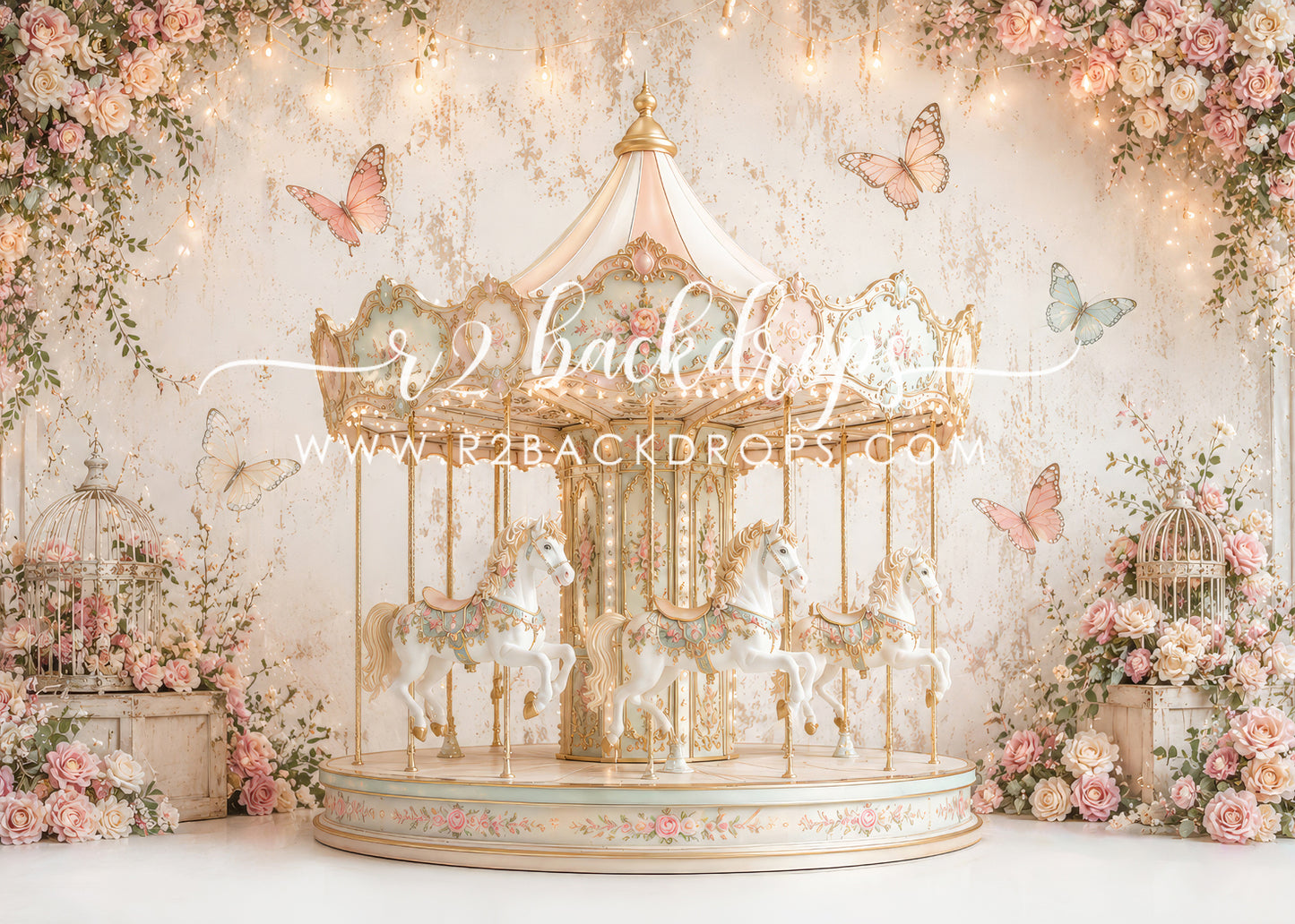 Vintage Carousel (Optional Sweep)