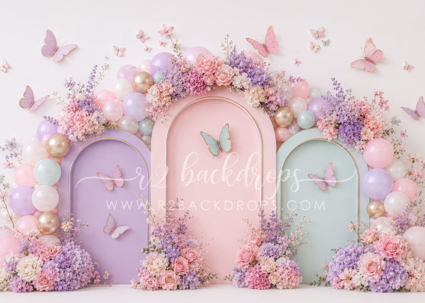 Fluttering Petals Arch (Optional Sweep)