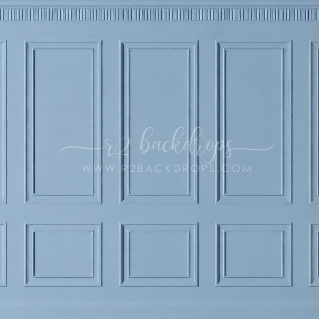 Dusty Blue Wainscoting (Optional Sweep)