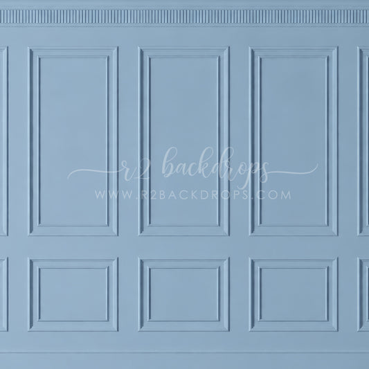 Dusty Blue Wainscoting (Optional Sweep)