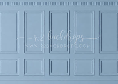 Dusty Blue Wainscoting (Optional Sweep)