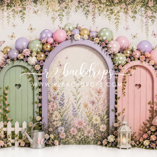 Enchanted Garden Arches (Optional Sweep)