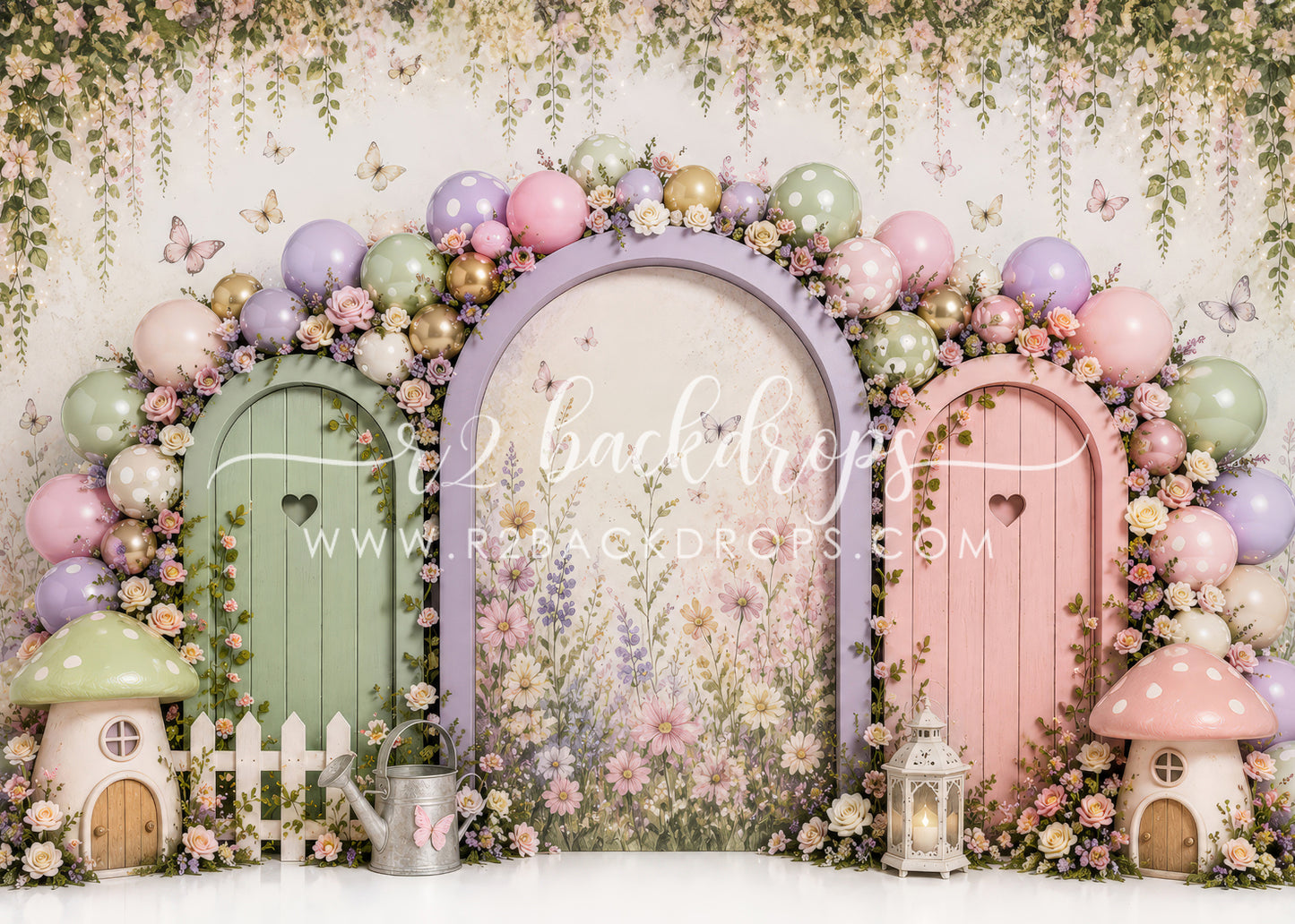 Enchanted Garden Arches (Optional Sweep)