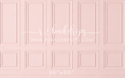 Ballerina Pink Wainscoting (Optional Sweep)