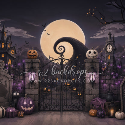 Halloween Moonrise (Optional Sweep)