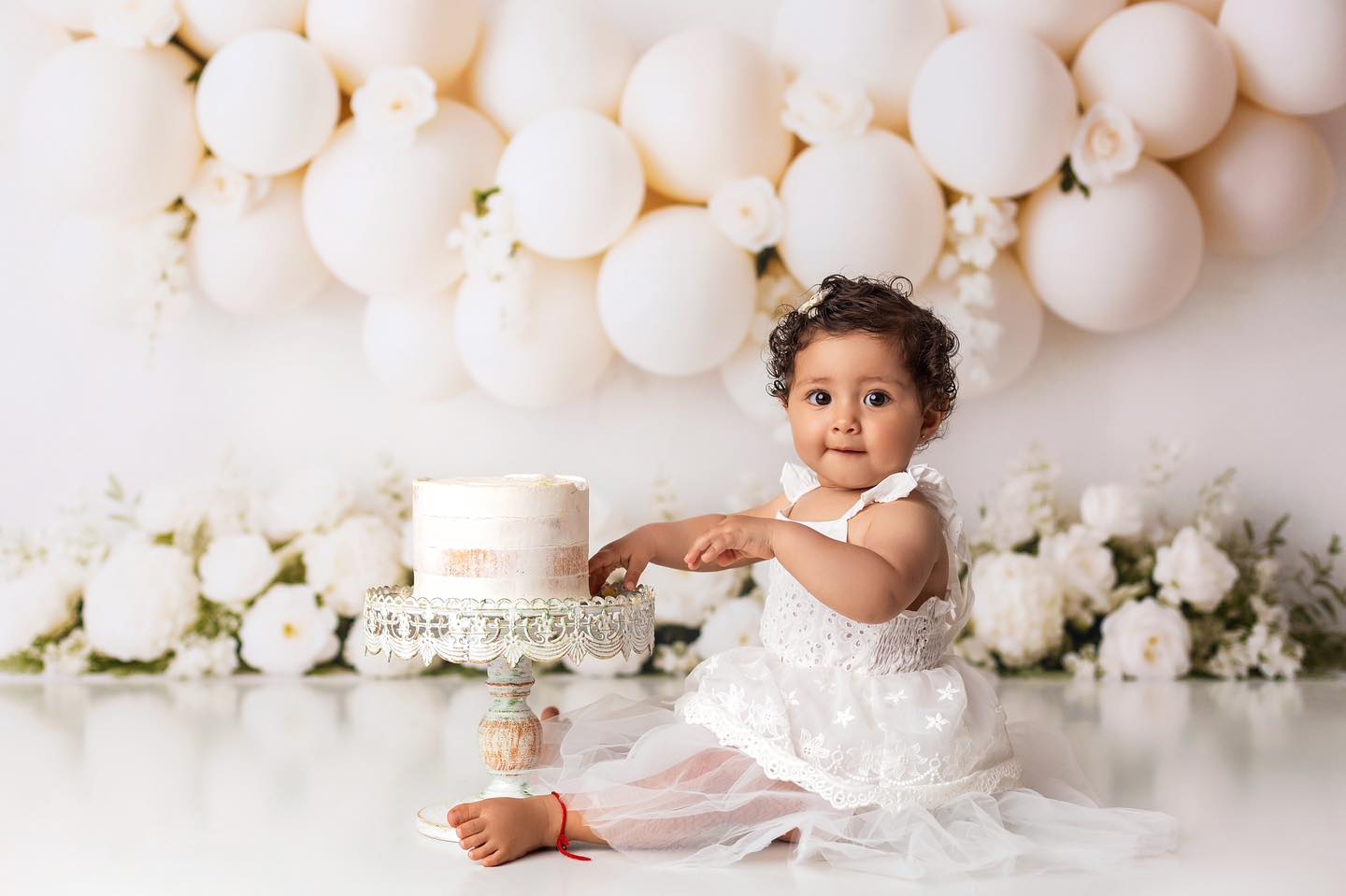 Neutral Floral Balloon Garland - Special Pricing