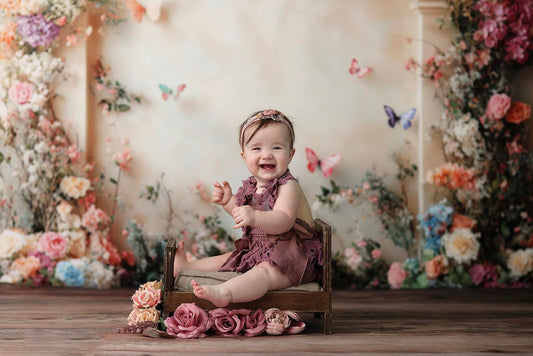 Floral Butterfly Arch - Special Fabric Pricing