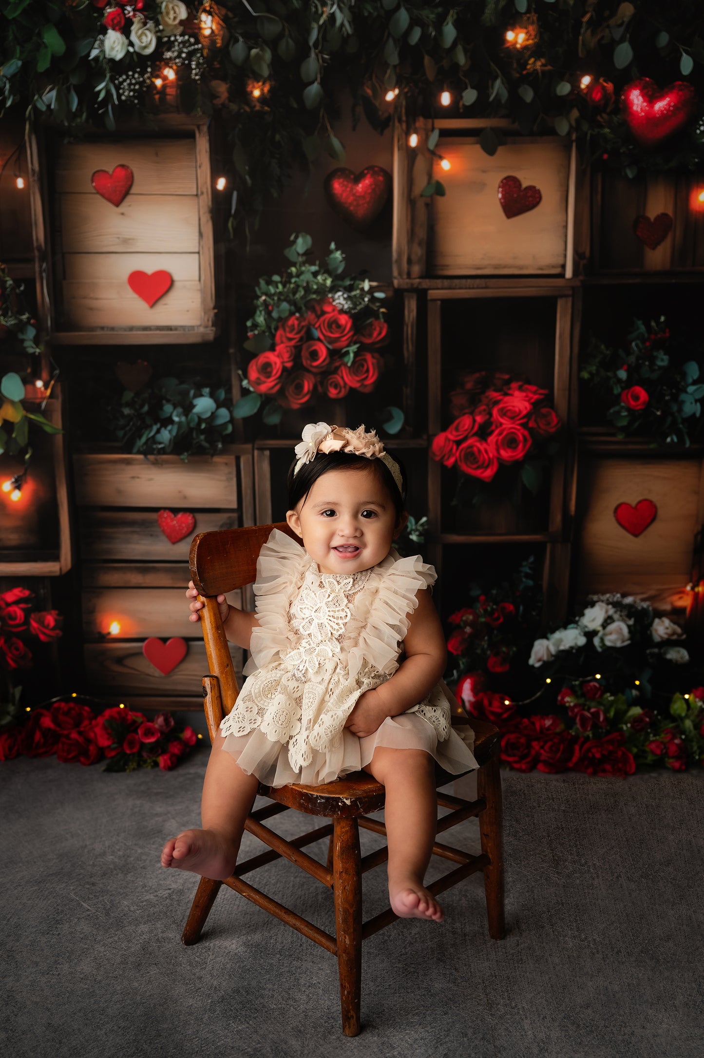 Rustic Valentine Crates