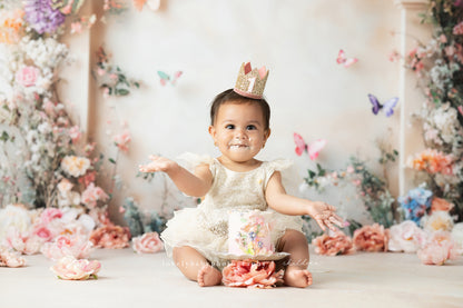 Floral Butterfly Arch - Special Fabric Pricing