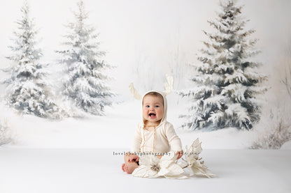 White Winter Scene