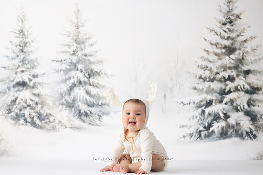 White Winter Scene