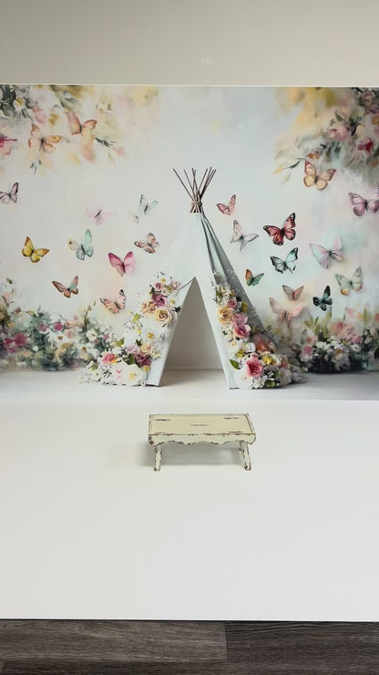 Avina Floral Tent - Optional Sweep