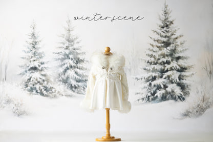White Winter Scene