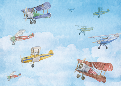 Up Up and Away - MIS-PRINT 84x60 POLY (Studio Sample - Perfect Condition)