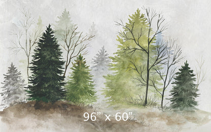 Watercolor Woods