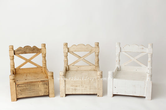 Rustic Wooden Bed - For Newborns and Sitters